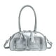 thumbnail image 3 of Bolso bandolera elegante para mujer con asa superior, bolso de mano para exteriores Plata, 3 of 8