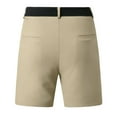 thumbnail image 6 of Mlzmgr Golf Shorts for Men with Pockets 7 Inch Inseam Solid Color Regular Fitted Business Casual Golf Shorts, 6 of 7