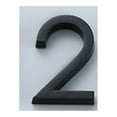 thumbnail image 1 of Chendee Glossy 3D House Number Door Plate Sign Outdoor Hotel Room Number Black,2, 1 of 5
