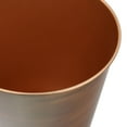 thumbnail image 6 of happimess Nolan Modern Classic Smooth Steel 2 Gal Waste Bin, Antique Copper (Set of 2), HPM1113B-SET2, 6 of 6