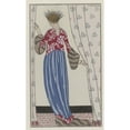 thumbnail image 3 of George Barbier 16x24 Black Modern Framed Museum Art Print Titled - Theater Coat (1913), 3 of 5