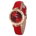 thumbnail image 2 of Lovehome Fashion Women Leather Casual Watch Analog Quartz Wristwatch, 2 of 2