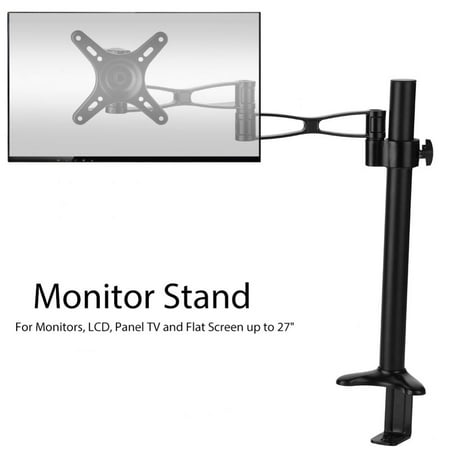 Rotatable Lcd - Yosoo 10-27inch TV Adjustable Computer LCD Screen Monitor Mount Stand Holder Rack 360° Rotatable , Monitor Rack , Vertical LCD Computer Screen Stand