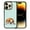 English Bulldog Dog Lying Down Looking Up, variant on WIRESTER Shockproof Soft Rubber Cover Case for Apple iPhone 14 Pro 6.1" 2022, French Bulldog Butt Looking Back On Light Blue Background