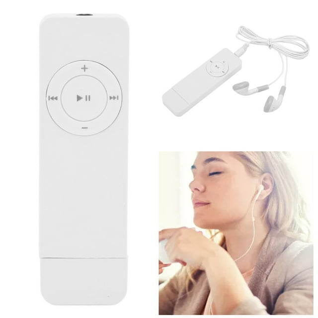 Reproductor de Mp3 Soporte de Sonido Sin Pérdidas Mini Reproductor de Música de Hasta 64 GB Batería de Larga Duración Reproductor de Música Portátil de Bolsillo para