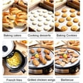 thumbnail image 6 of Ludlz 100 Pack Parchment Paper Liners - Non Stick Parchment Paper- Pre Cut Round Paper for Baking Paper Bread Snack Steamer Air Fryer Sheet Kitchen, 6 of 7