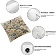 thumbnail image 6 of nygtbtfer Throw Pillow Cover, Flower Cushion Case Decoration for Sofa Couch White, 6 of 7
