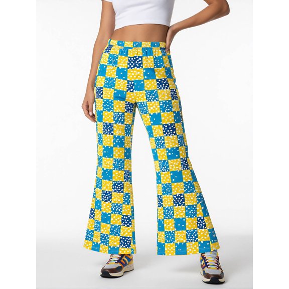 Girls Lightweight Stylish Flare Leggings Regular-Fit Elastic Waistband Bell Bottoms Flare-Leg Trousers for Kids Girls Age 3-13