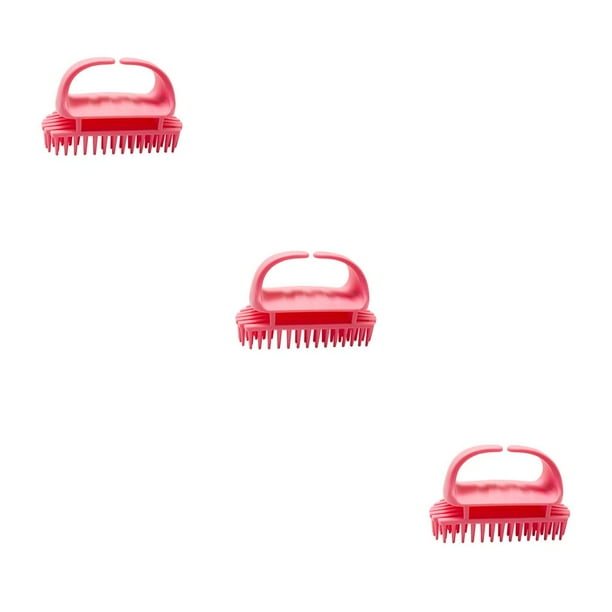Naiovety Cepillo para el cabello Cepillo para el cabello de de silicona Cepillo portátil para el cuero cabelludo con mango antideslizante Type1 NO1 Naiovety CBP153465