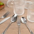 thumbnail image 7 of 40 Piece Silverware Set with Drawer Organizer for 8, Heavy Duty Stainless Steel Flatware Cutlery Set, Fork Spoon Knife Set with Kitchen Essentials Organizer, Rust-proof, Dishwasher Safe, 7 of 7