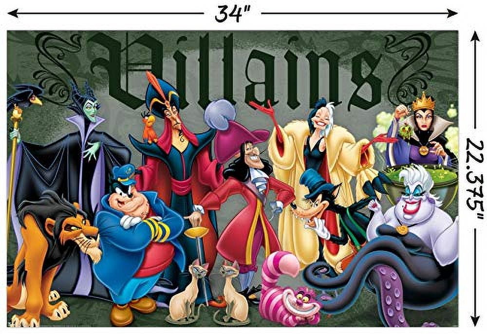 ディズニーVillains ポスター額入り 7d37a9b9-328e-4065-bd45-