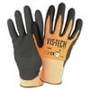 Vis-Tech Cut-Resistant Gloves With Nitrile Coated Palm, 2X-Large, Orange/Black | 1 Dozen of 12 Pair