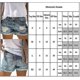 thumbnail image 3 of Pantalones cortos vaqueros rotos para mujer, deshilachados y desgastados, s202412243922, 3 of 4