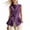 Purple, variant on Vests for Women Stand Collar Waist Pleated Linen Blend Vest with Button Front Trendy Office Summer Waistcoat Purple S