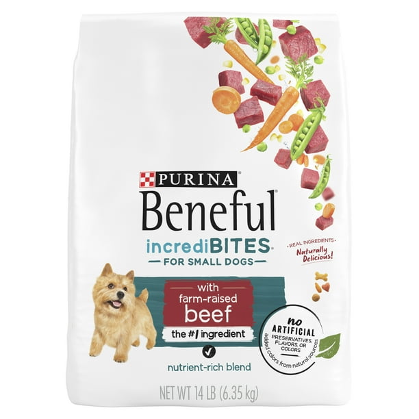 Purina Beneful IncrediBites With FarmRaised Beef, Purina high Protein