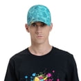 thumbnail image 5 of Yiaed Coral And Seashell On The Beach Print Cap Adjustable Size for Running Workouts and Outdoor Activities All Seasons, 5 of 5