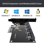 ACASIS PCIe 3.0 x4 to 5 Port SATA 3.0 Expansion Card with JMB585 Chip for 6Gbps Hot-Swap Storage and Boot Drive
