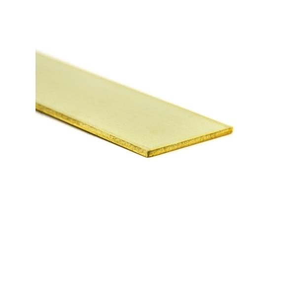 Metal Strips brass, .064 in. x 2 in., 12 in. (pack of 3)