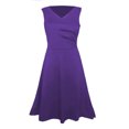 thumbnail image 7 of Einccm Women's V Neck Sleeveless Ruched Mini Dress with Adjustable Side Drawstring and Soft Stretch Fabric for Casual Summer, Date Night, Weekend Wear, 7 of 7