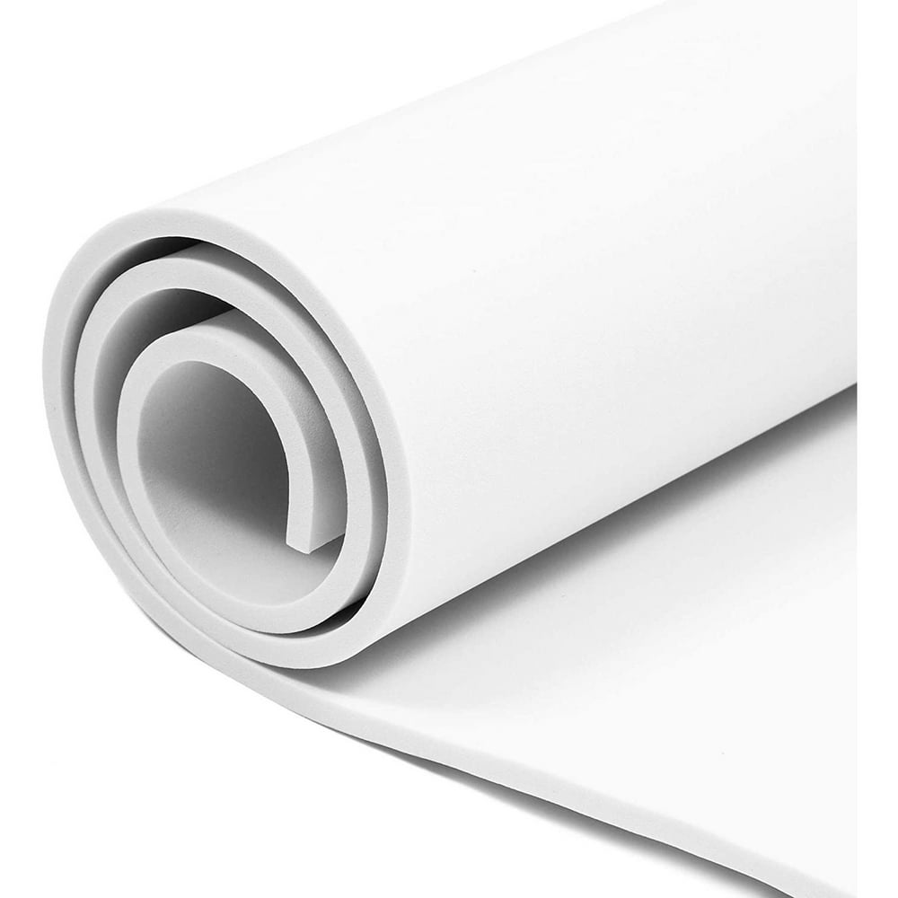 White EVA Foam Sheets Roll 6mm Thick for Arts & Crafts & DIY Projects