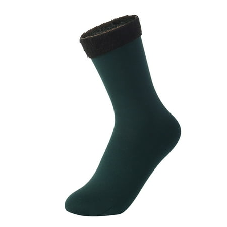 Rinsvye Winter Warm Thermal Socks Sheer Lace Lingerie For Men Women Extra Support Stockings For Women Thick Insulated Heated Crew Thing High Boot Socks For Extreme Cold Weather Fishnet For W