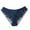 Navy, variant on Rohuuque Women's Lace Panties Mid Rise Bow Crossed Breathbale Comfort Lace Briefs Panties Cheeky Underwear Black