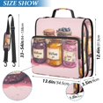 thumbnail image 2 of FORMRS Zipper Binder with Shoulder Strap 2-inch Ring 500 Sheet Capacity File Bag, Watercolor Jam, 2 of 5