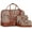 B-Brown Leopard-1pcs, variant on Weekender Bag for Women Canvas Overnight Bag Large Travel Tote Bag Carry   Duffle Bag With Shoe Compartment, for Travel/Daily Use/Birthday  ...