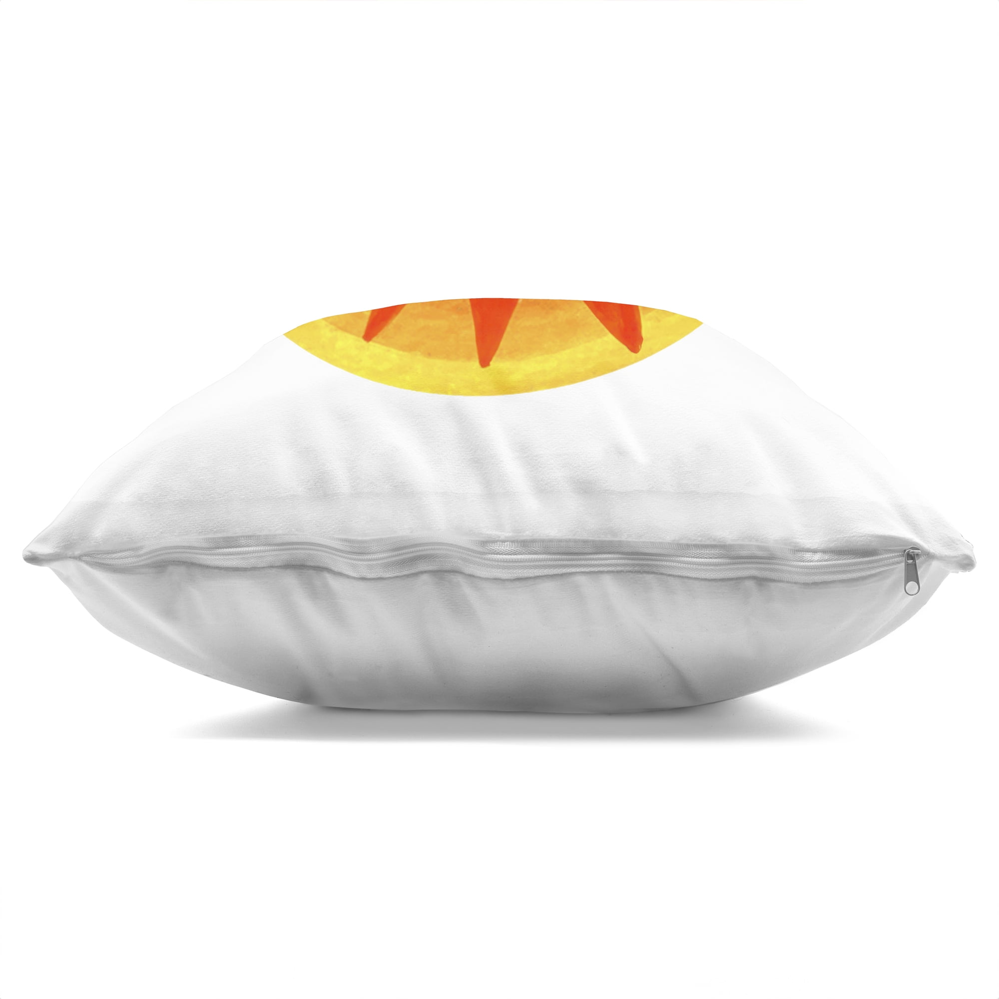 Stupell Industries Warm Fiery Sun Decorative Printed Throw Pillow, design by Katherine Herrell Studio, 18 x 7 x 18