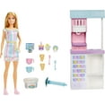 thumbnail image 2 of Barbie Coffret Marchande de Glaces, poupée blonde 30 cm, accessoires, 2 of 6
