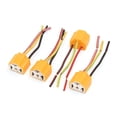 thumbnail image 1 of para Coche Amarillo Conector de Faro H4 Socket Toma de Bombilla Luz, 1 of 1