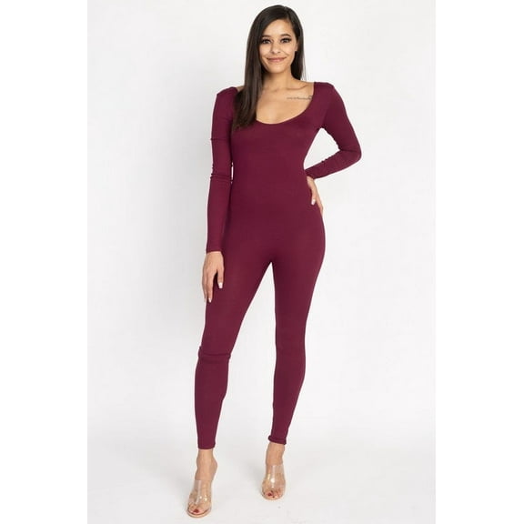 SCOOP NECK JUMPSUIT