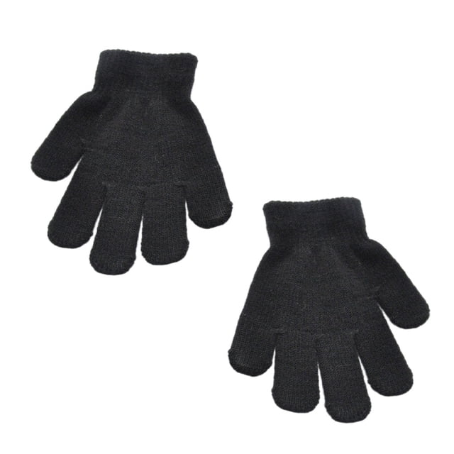 Guantes para niños Minnieouse color negro estilo simple calentadores de dedos AP009857-01