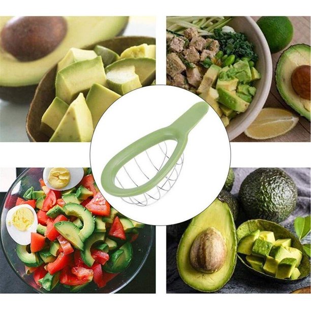Rebanador de aguacate para cocina, cortador de pelar aguacate, herramientas de vegetales, accesorios de cocina1 pcs He Qiyong unisex