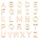 thumbnail image 1 of Letter Beads PH PandaHall, oro de 18 quilates, letra del alfabeto, 7 x 7 mm, 1 of 5