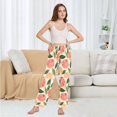 thumbnail image 6 of FORMRS Women's Pajama Pants with Pockets Soft Comfy Loungewear Sleep Bottom, Sizes S-2XL, Watercolor Grapefruit, 6 of 8
