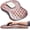 HK009-Pink Gold Marble, variant on Waterbb Ergonomic Mouse Pad Wrist Support with Massage Design, Wrist Rest Pain Relief Mousepad with Memory Foam&Non-Slip PU Base, Mouse Pads for Wireless Mouse & Desk (12x8 inch,Devil's Horn)