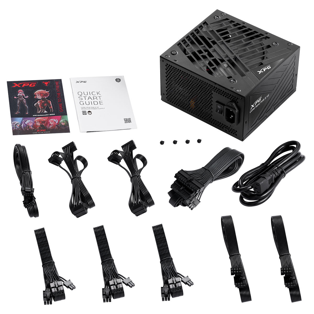 XPG CORE REACTOR II VE 750W Power Supply - Internal - 120 V AC, 230 V AC Input - 750 W - 1 Fan(s)