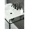 thumbnail image 4 of Kingston Brass LBT31227W38 Continental 31" X 22" Ceramic Vanity Top - White, 4 of 11