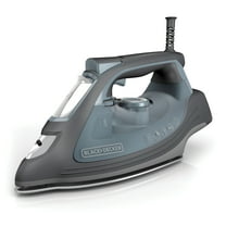 BLACK DECKER IMPACT Advanced Steam Iron with Maximum Durability and 360° Pivoting Cord, Gray, IR3000