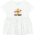 thumbnail image 3 of Inktastic First Birthday Hawaiian Pineapple Girls Baby Dress, 3 of 5