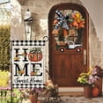 thumbnail image 2 of Fall Garden Flag, Flags for Outside 12.5x18 Inch Double Sided Pumpkins Home Sweet Home Small Mini Garden Flag Burlap Flag Home Decor for Yard Lawn Patio Outdoor, 2 of 6