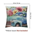 thumbnail image 4 of Fenyluxe Farmhouse Spring Summer Pillow Covers 2pcs Buffalo Plaid Flower Peony Truck Bloom Pillows Decorative Quote Throw Pillows Pillowcase Decorations Farmhouse Decor for Home Decor White, 4 of 7