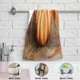 thumbnail image 4 of Coolnut Autumn Golden Pumpkin Hand Towels for Bathroom, Fall Thanksgiving Day Kitchen Towel Set of 2 Ultra Soft and Highly Absorbent, Decorative Fingertip Face Bath Towel for Spa & Hotel, 4 of 4