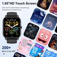 thumbnail image 4 of Reloj inteligente Nerunsa P66D 1.85 pulgadas IP68 resistente al agua para Android iOS, 4 of 7