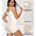 thumbnail image 4 of SHAPEVIVA Shapewear for Women Tummy Control Fajas Colombianas Body Shaper Zipper Open Bust Bodysuit, 4 of 6