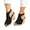 Black, variant on Women's Espadrilles Wedge Sandals Comfortable Open Toe Casual Dressy Summer Shoes Roman Beach Sandal with Ankle Strap