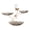 Gold, variant on 7829 Glass Bowl Set with Gold Edging Ideal for Candy Nut and Appetizers Serving Dish For Fruits And Snacks