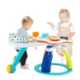 thumbnail image 1 of Costway 3 in 1 Baby Stationary Activity Center Walk-Around Kids Play Table Set White, 1 of 10