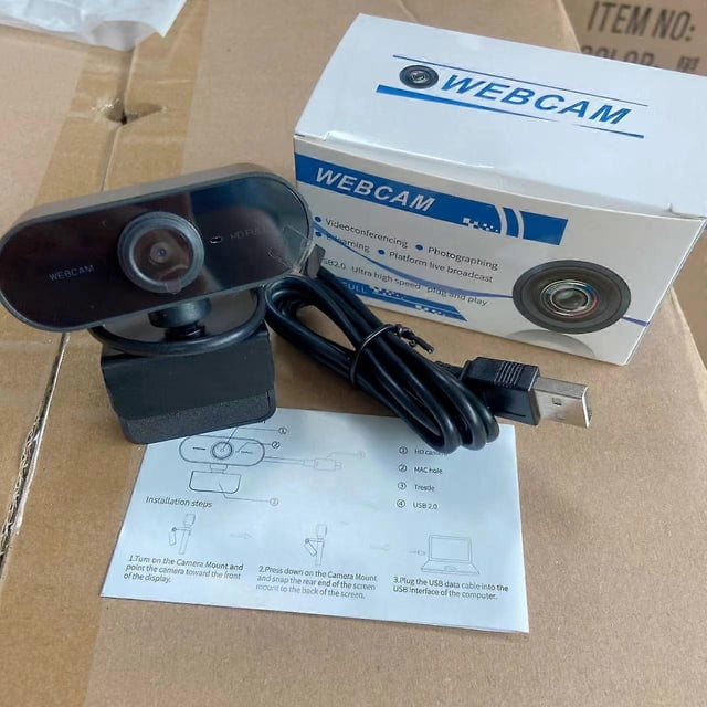USB Webcam for Computer 1080P HD Built-in Microphone 720P Web Conference Camera Driver Free